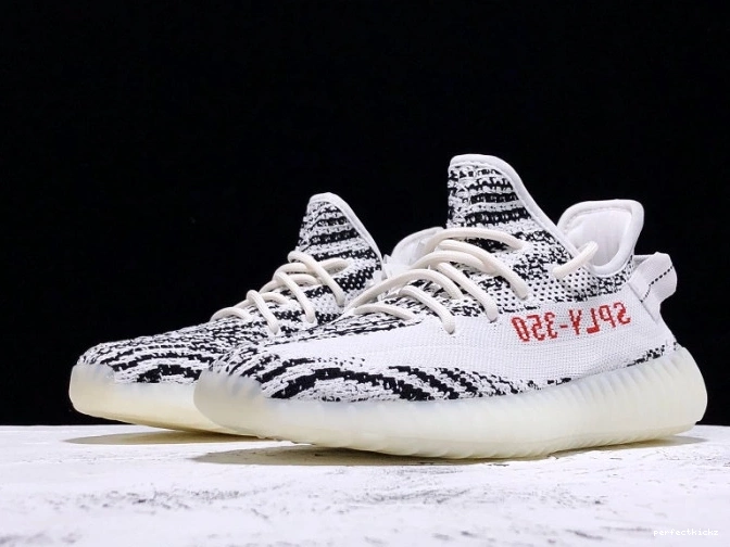 Boost Yeezy V2 White CP9654 350 Black Zebra Adidas 0814